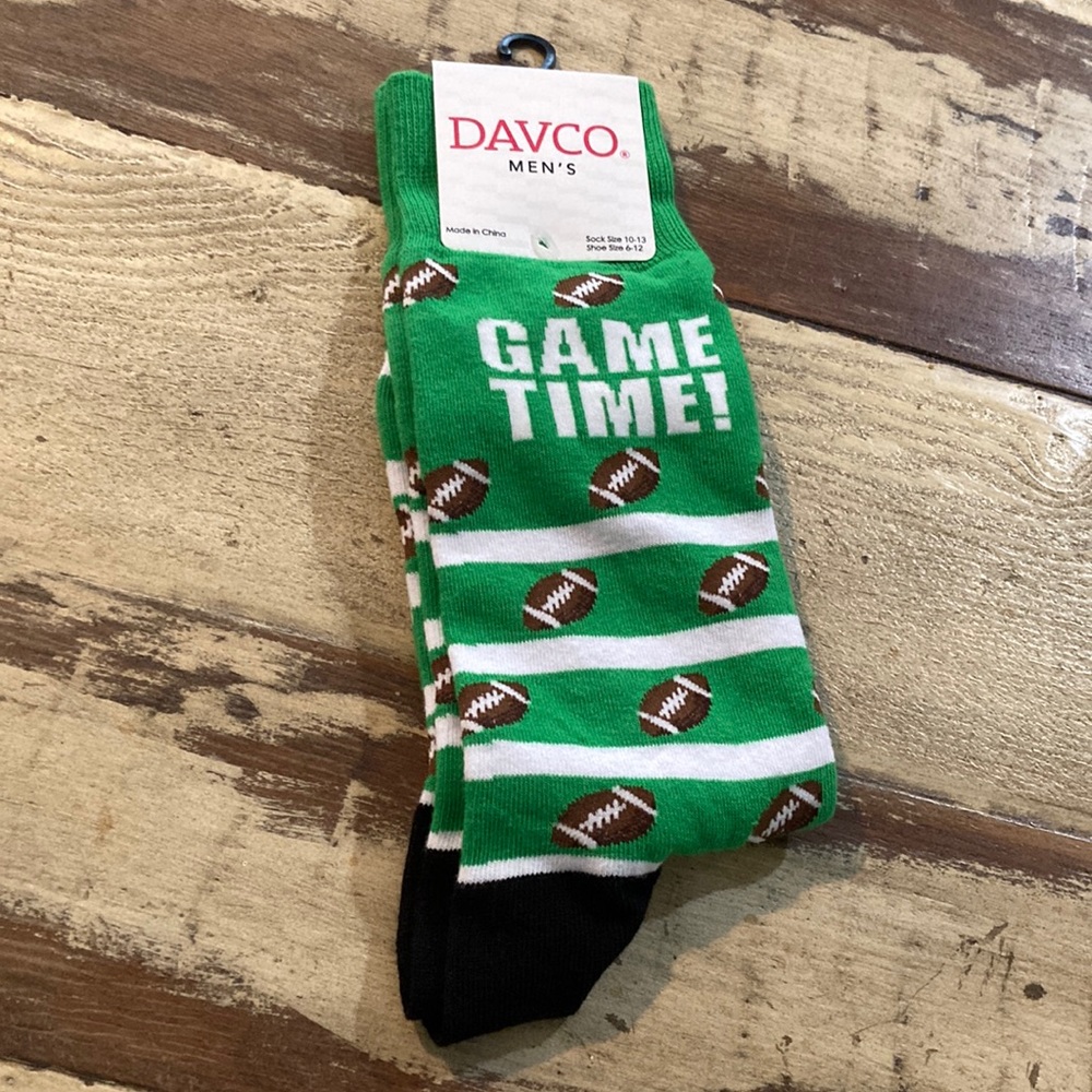 NWT! MEN’S FOOTBALL DRESS SOCKS